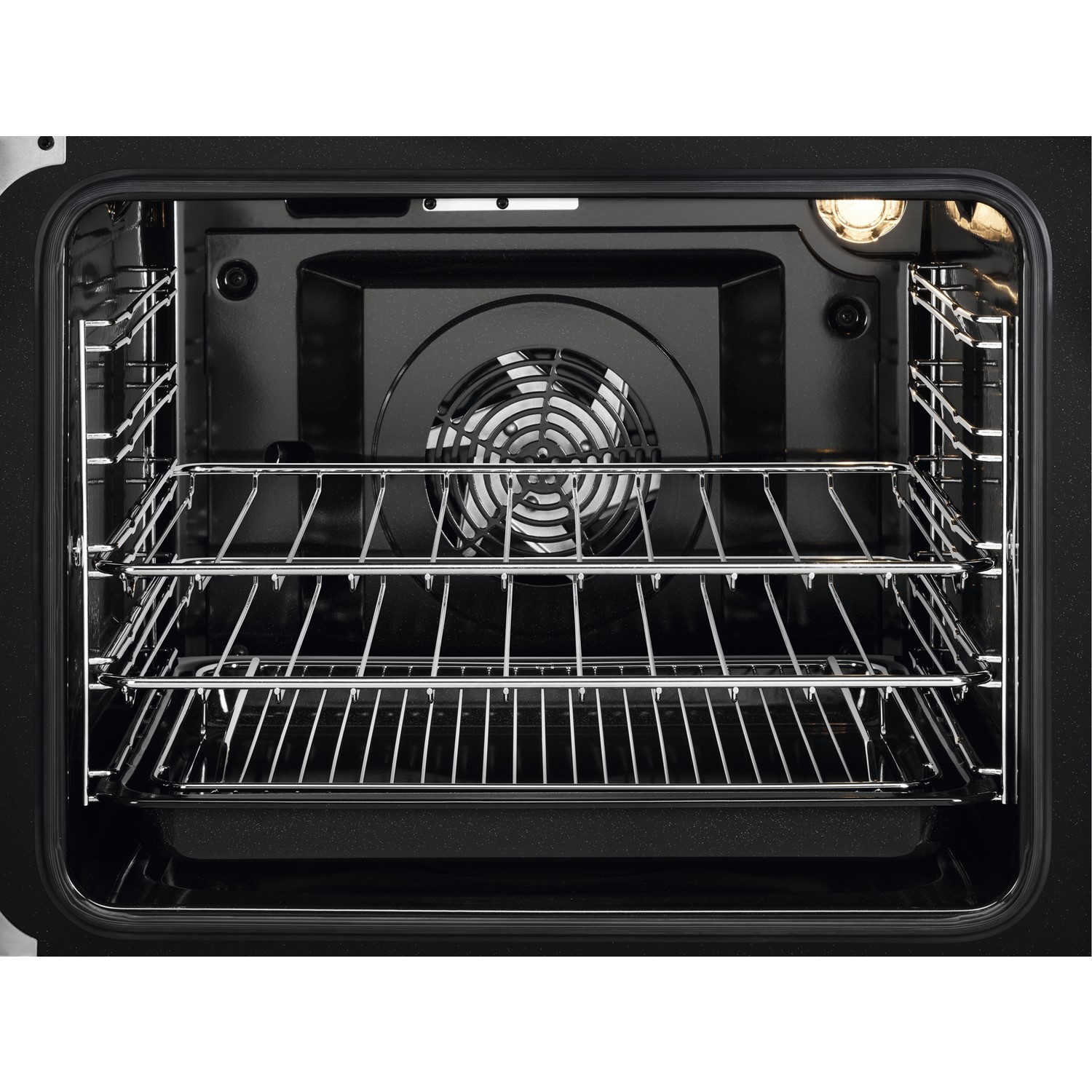 Zanussi 60cm Double Oven Electric Cooker - Black - Image 2