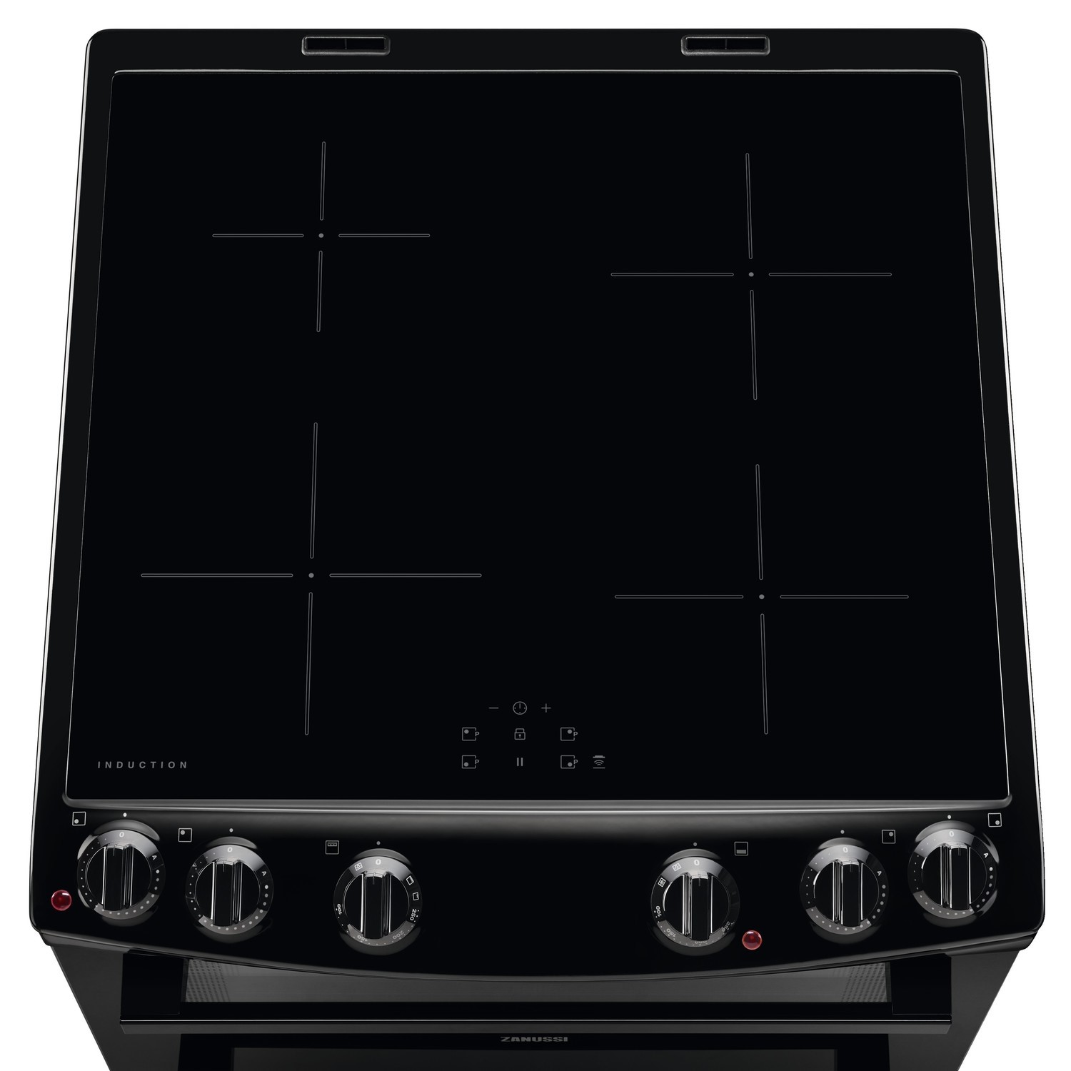 Zanussi 60cm Double Oven Induction Electric Cooker - Black - Image 2