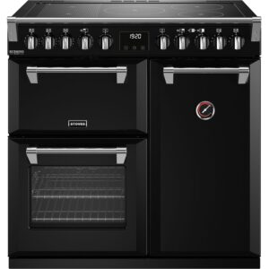 Stoves Richmond Deluxe D900Ei 90cm Electric Range Cooker - Black