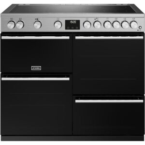 Stoves Precision Deluxe D1000Ei 100cm Electric Range Cooker - Stainless Steel
