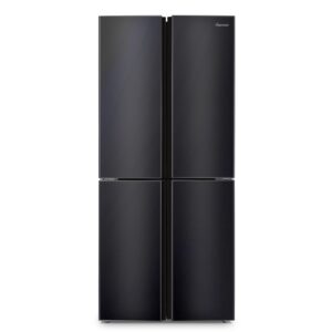 Fridgemaster 394 Litre Four Door American Fridge Freezer With Multiflow - Black