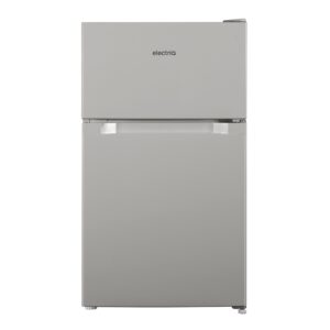 electriQ 86 Litre 70/30 Freestanding Fridge Freezer - Silver