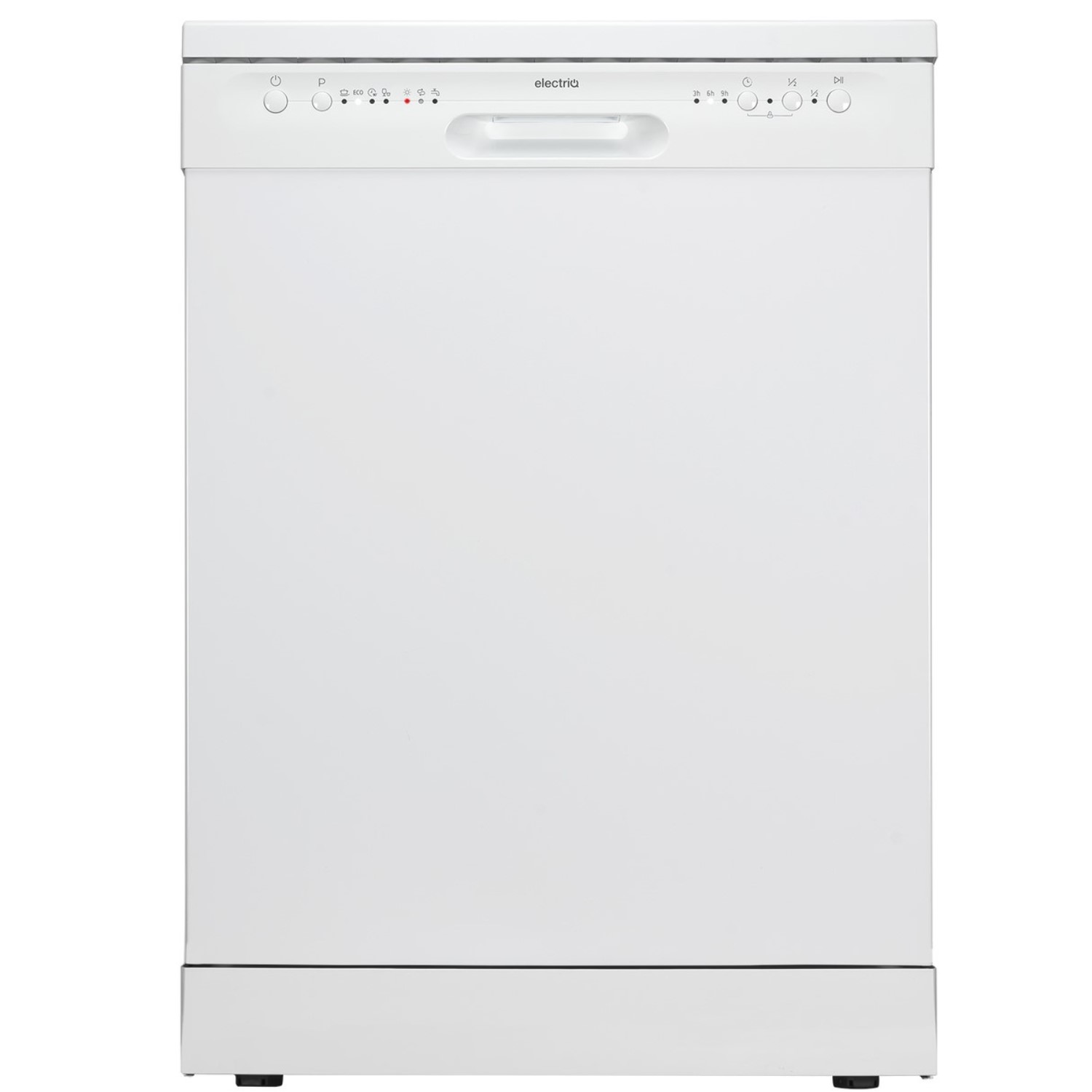 electriQ 12 Place Settings Freestanding Dishwasher - White