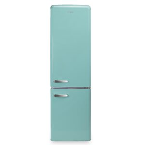 electriQ 244 Litre 60/40 Freestanding Fridge Freezer - Blue
