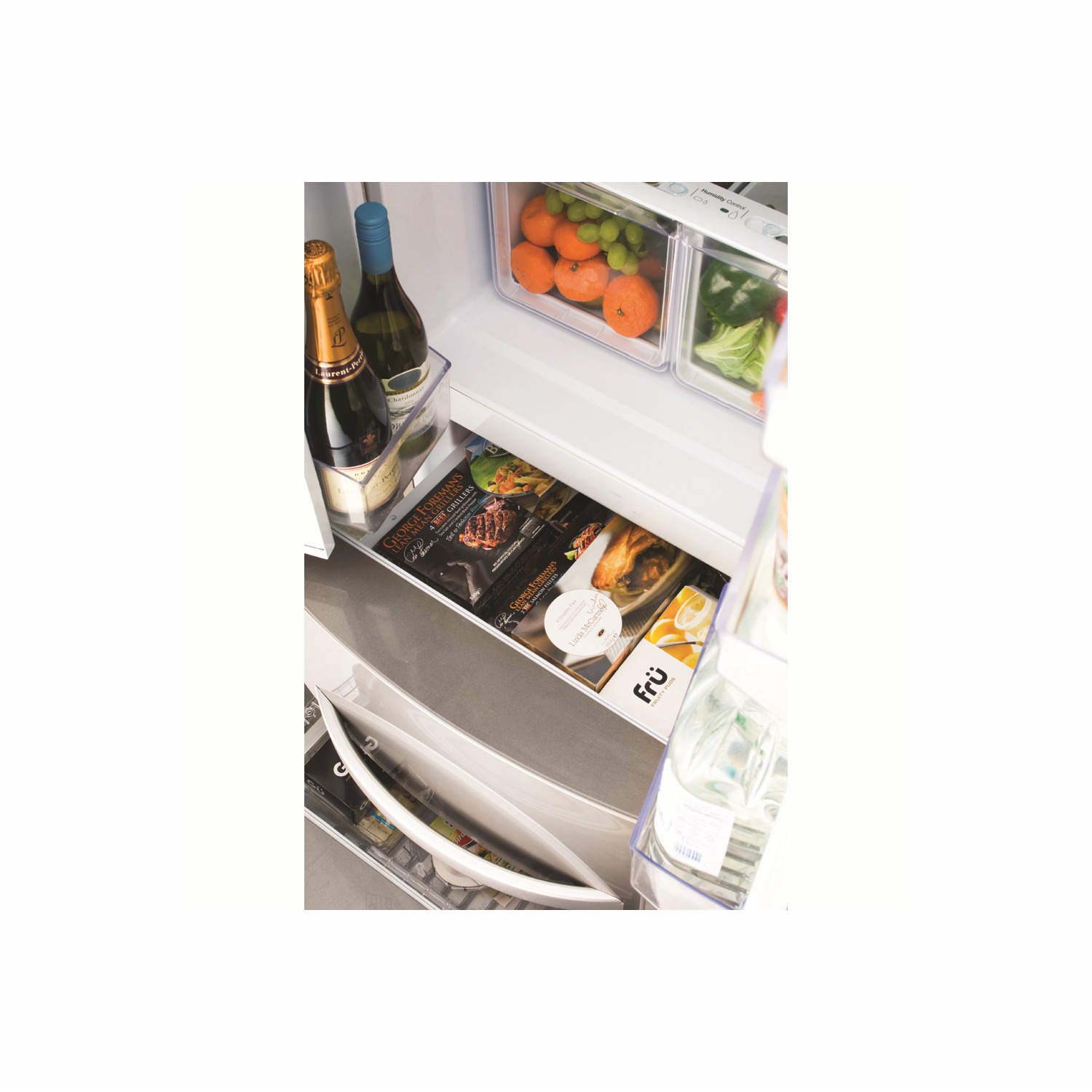 Hotpoint 399 Litre 60/40 Freestanding Total No Frost Fridge Freezer - Inox - Image 6