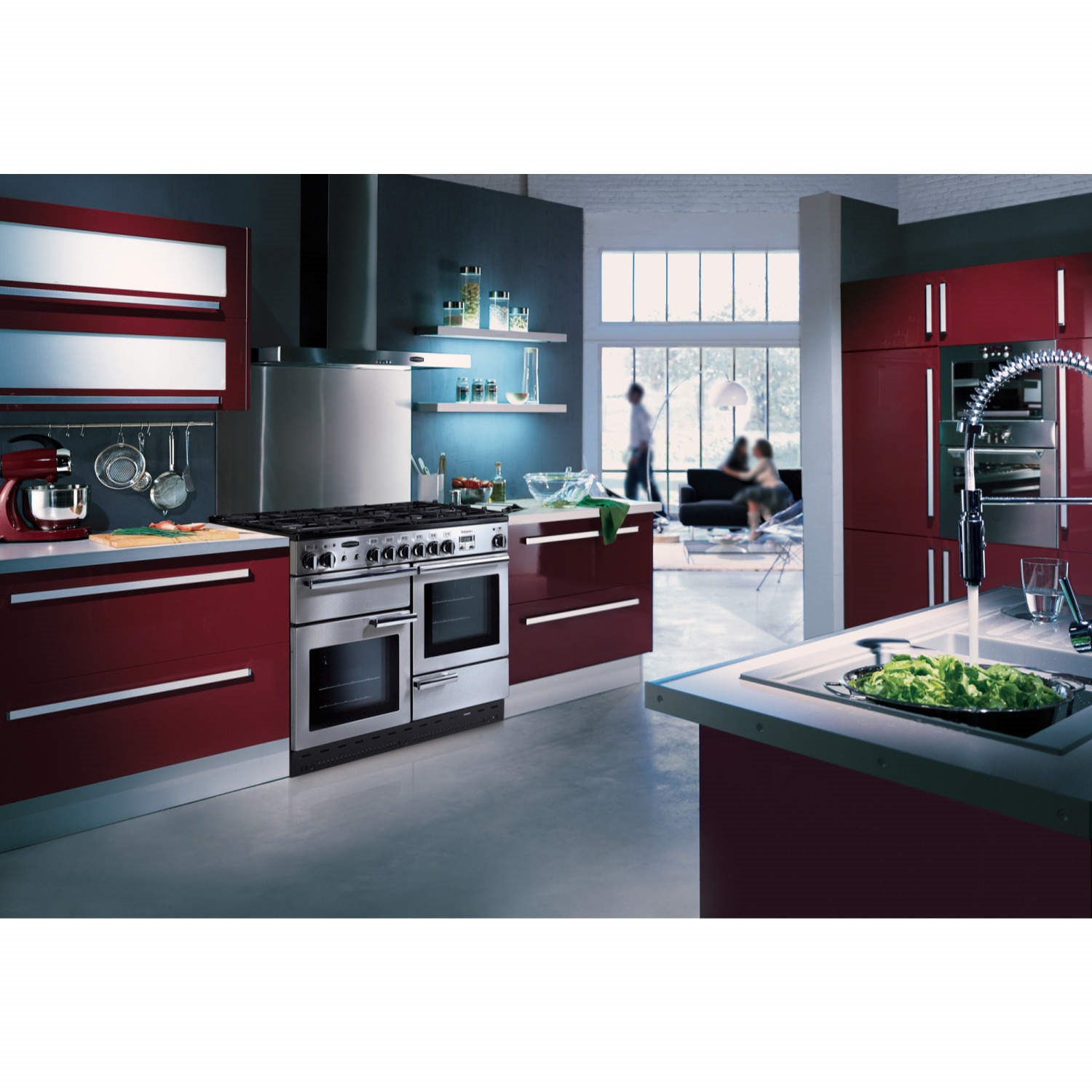 Rangemaster Professional Plus 110cm Gas Range Cooker - Stainless Steel - Image 3