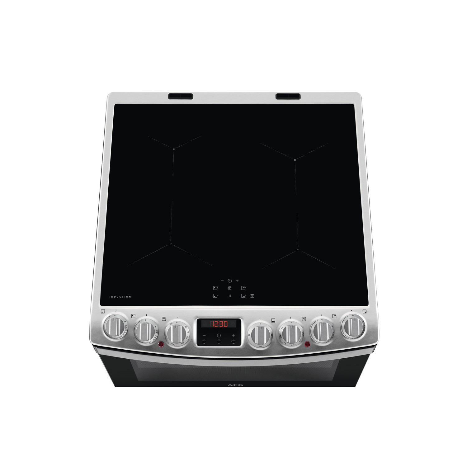 AEG 60cm Electric Double Oven Induction Cooker - Stainless Steel - Image 3