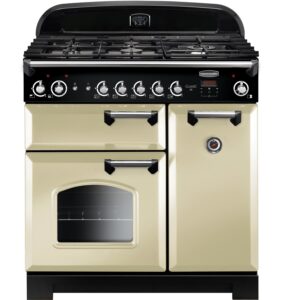 Rangemaster Classic 90cm Gas Range Cooker - Cream