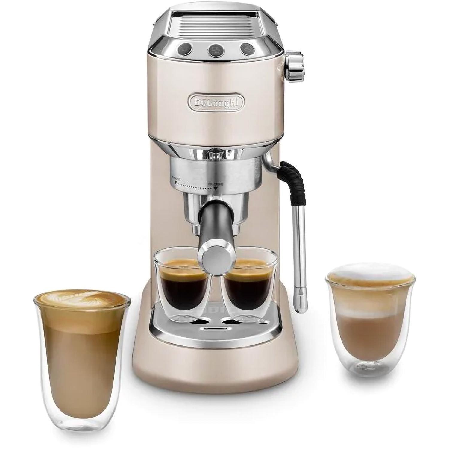 Delonghi Dedica Arte Manual Bean To Cup Coffee Machine - Beige
