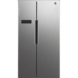 Hoover 521 Litre Side-By-Side American Fridge Freezer - Stainless steel
