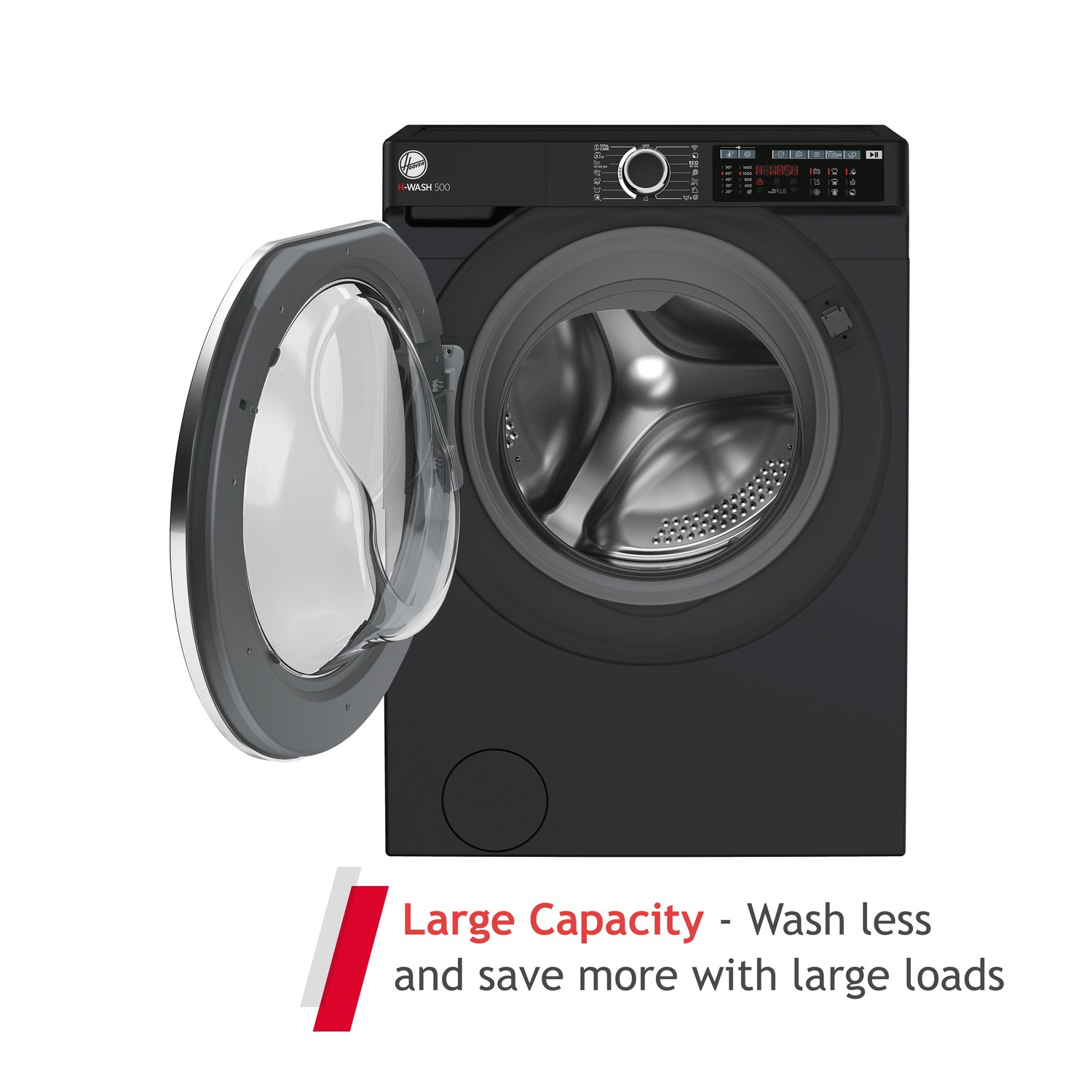 Hoover H-Wash 500 11kg Freestanding Washing Machine - Black - Image 3