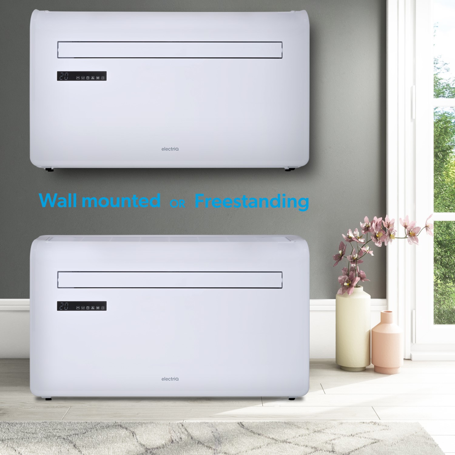 electriQ iQool 12000 BTU Wall Mounted Smart Air Conditioner with Heat Pump - No Outdoor Unit Needed - Image 3