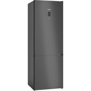 Siemens iQ300 440 Litre 60/40 Freestanding Fridge Freezer - Black Stainless Steel