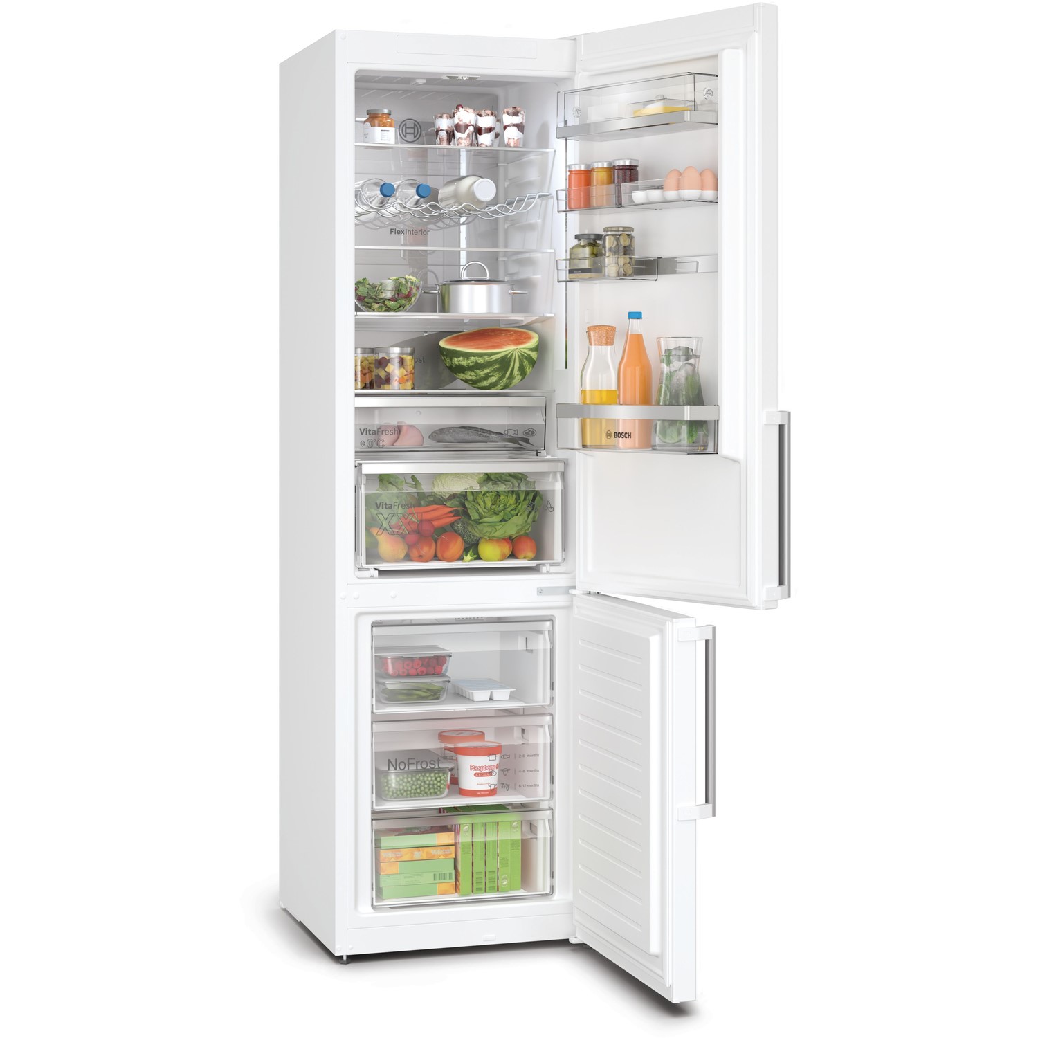Bosch Series 6 363 Litre 70/30 Freestanding Fridge Freezer - White - Image 7