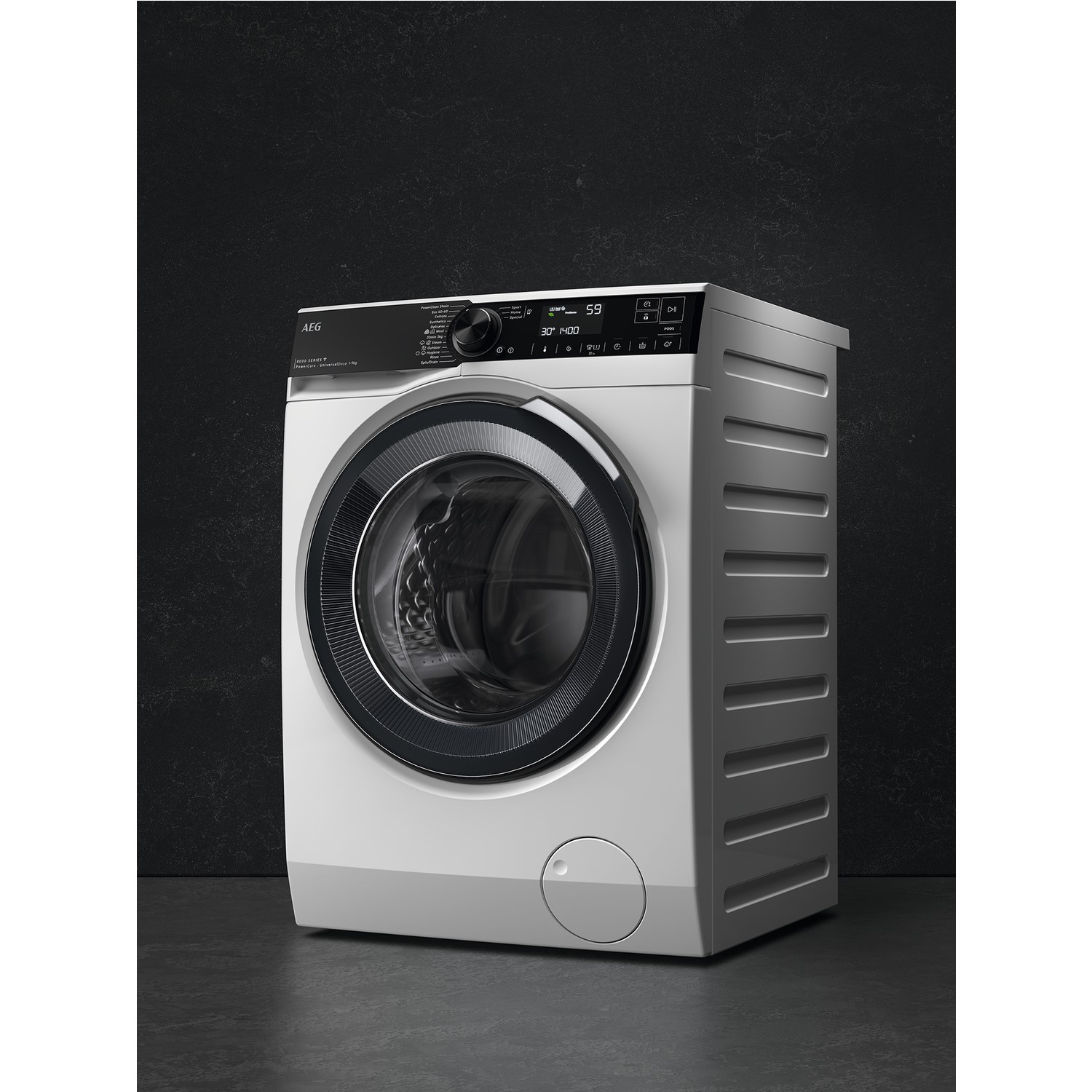 AEG 9000 Series 8kg 1400rpm Freestanding Washing Machine - White - Image 4