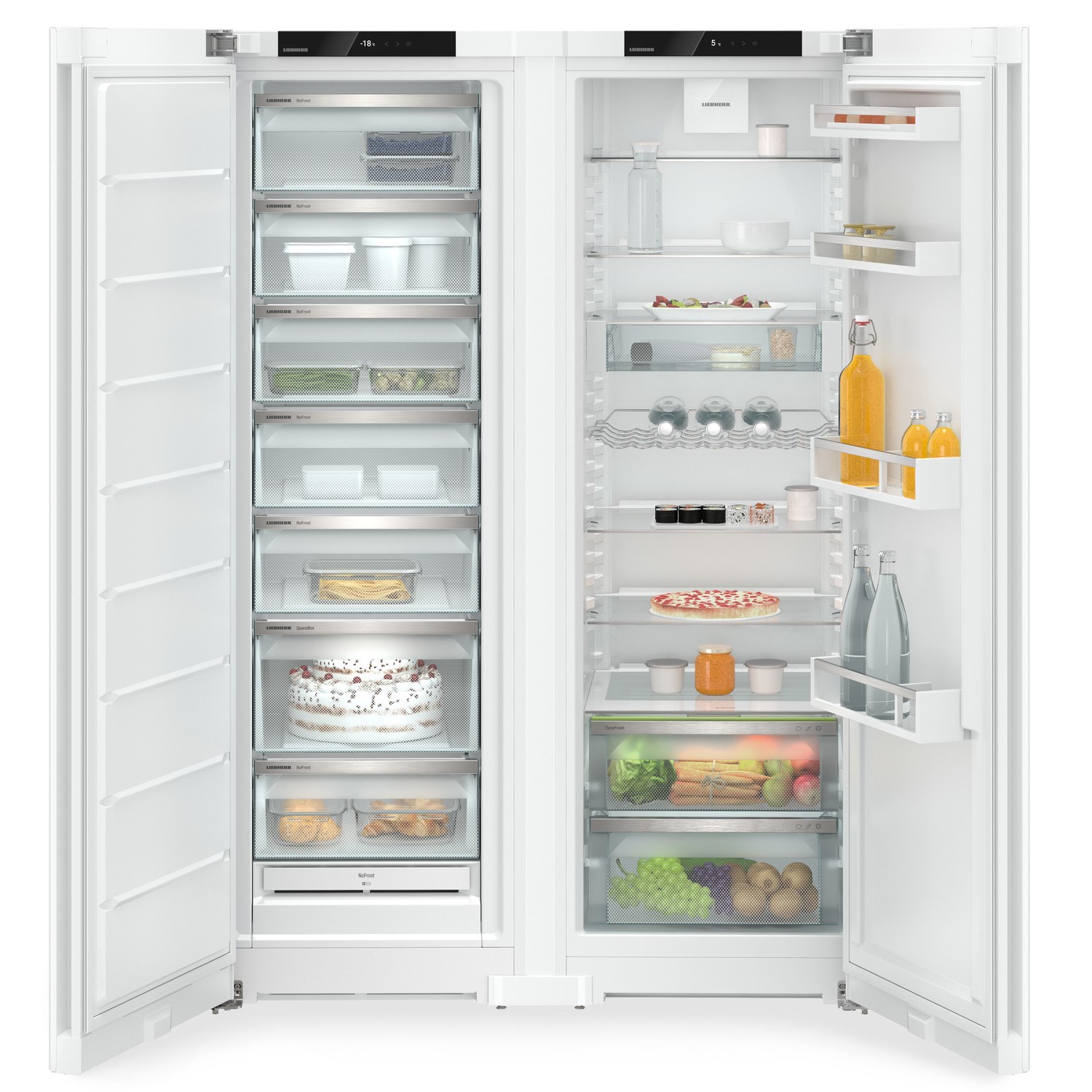 Liebherr 677 Litre Side-By-Side American Fridge Freezer - White - Image 4