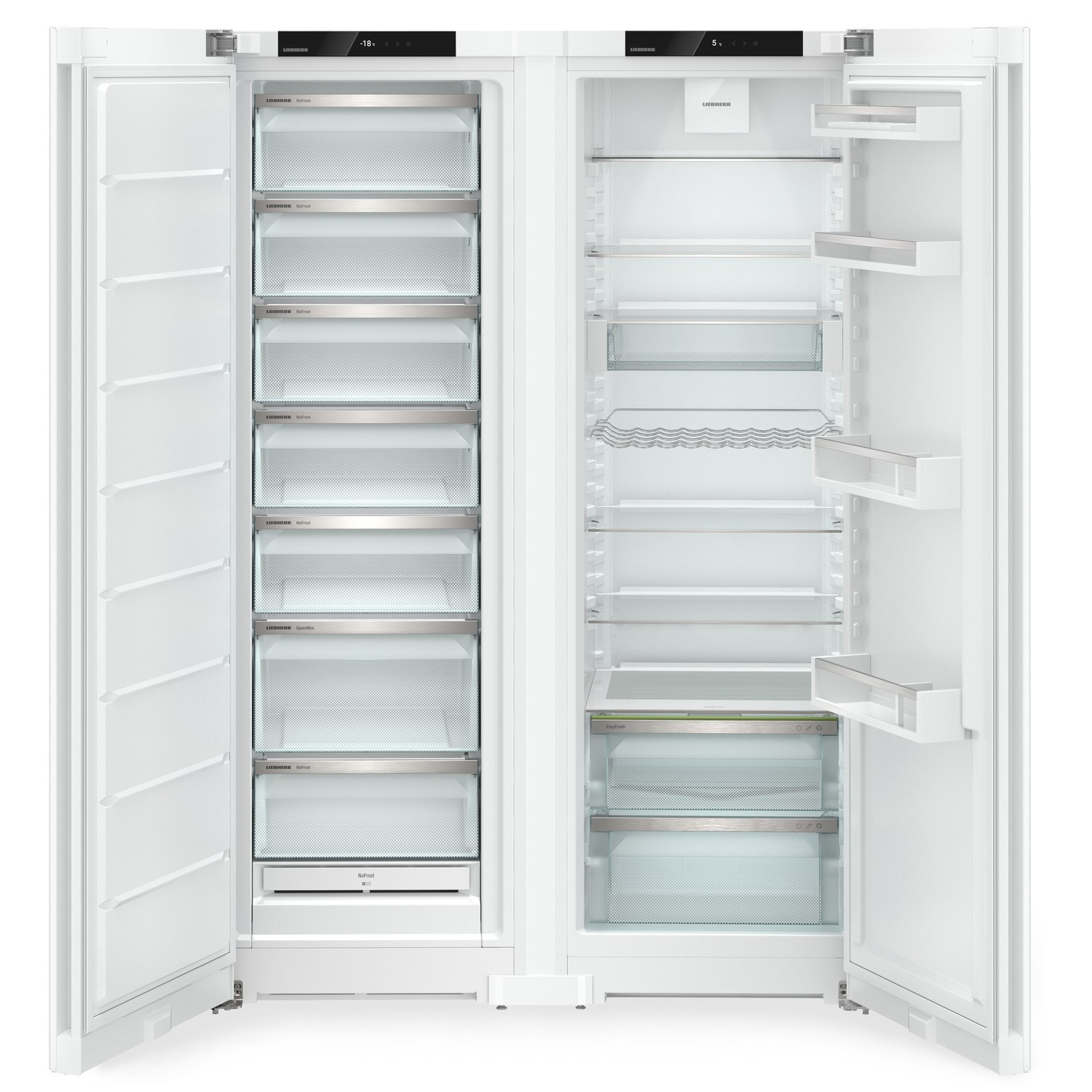 Liebherr 677 Litre Side-By-Side American Fridge Freezer - White - Image 2