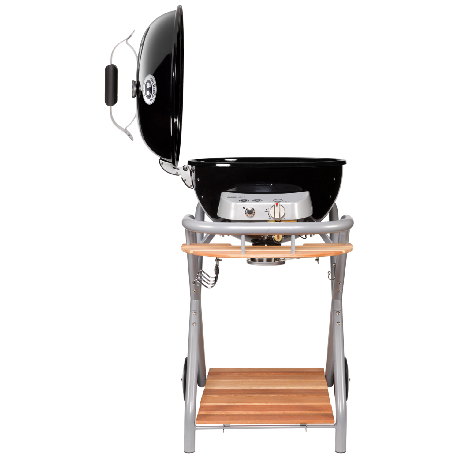 Outdoorchef Ambri 480 - Single Burner Gas Kettle BBQ Grill - Black - Image 2