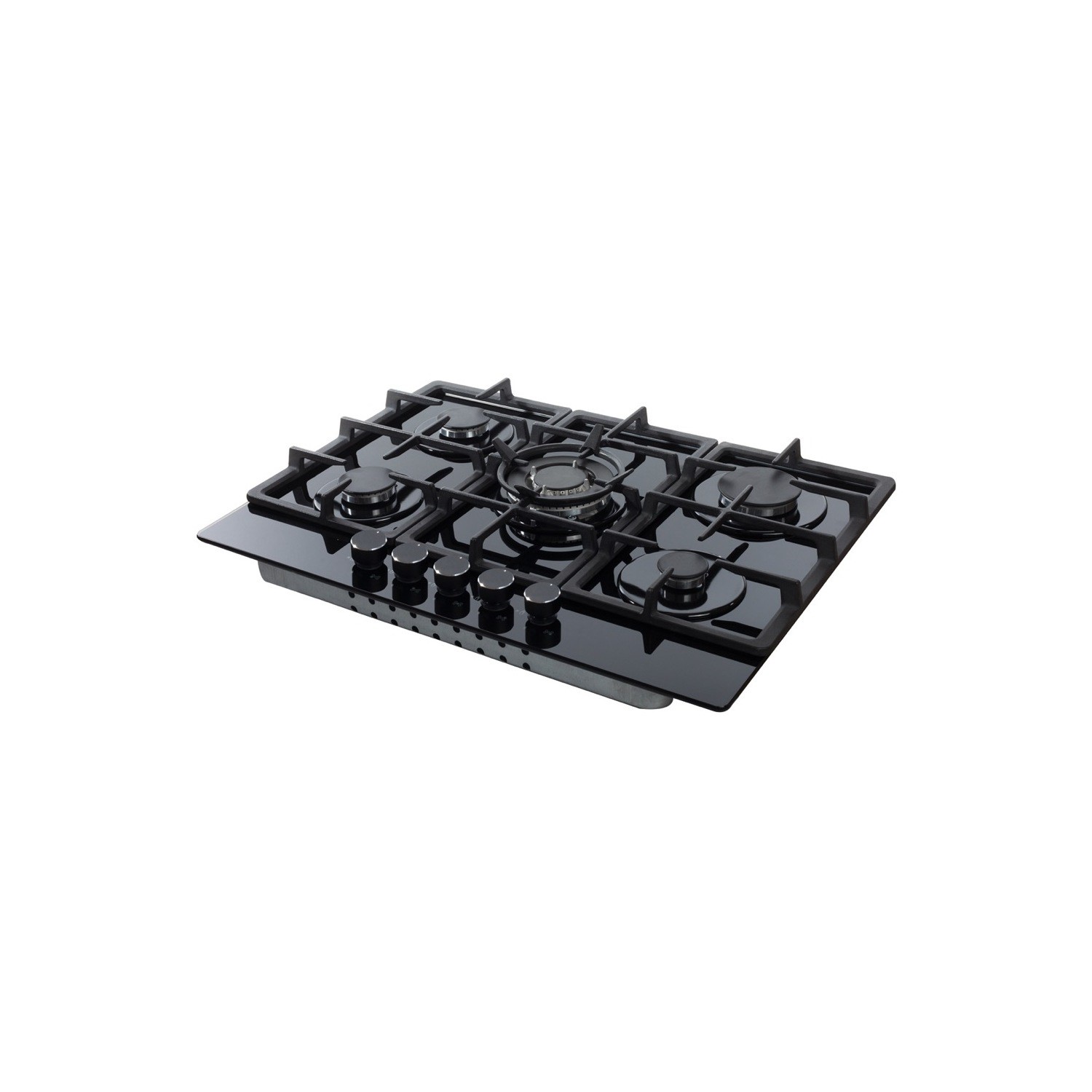 Amica 70cm 5 Burner Gas Hob - Black - Image 3
