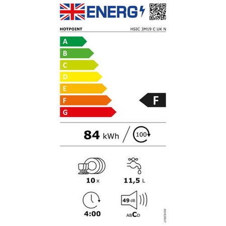 Hotpoint 13 Place Settings Fully Integrated Dishwasher - Image 2