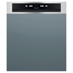 Hotpoint 13 Place Settings Semi Integrated Dishwasher - Stainless steel