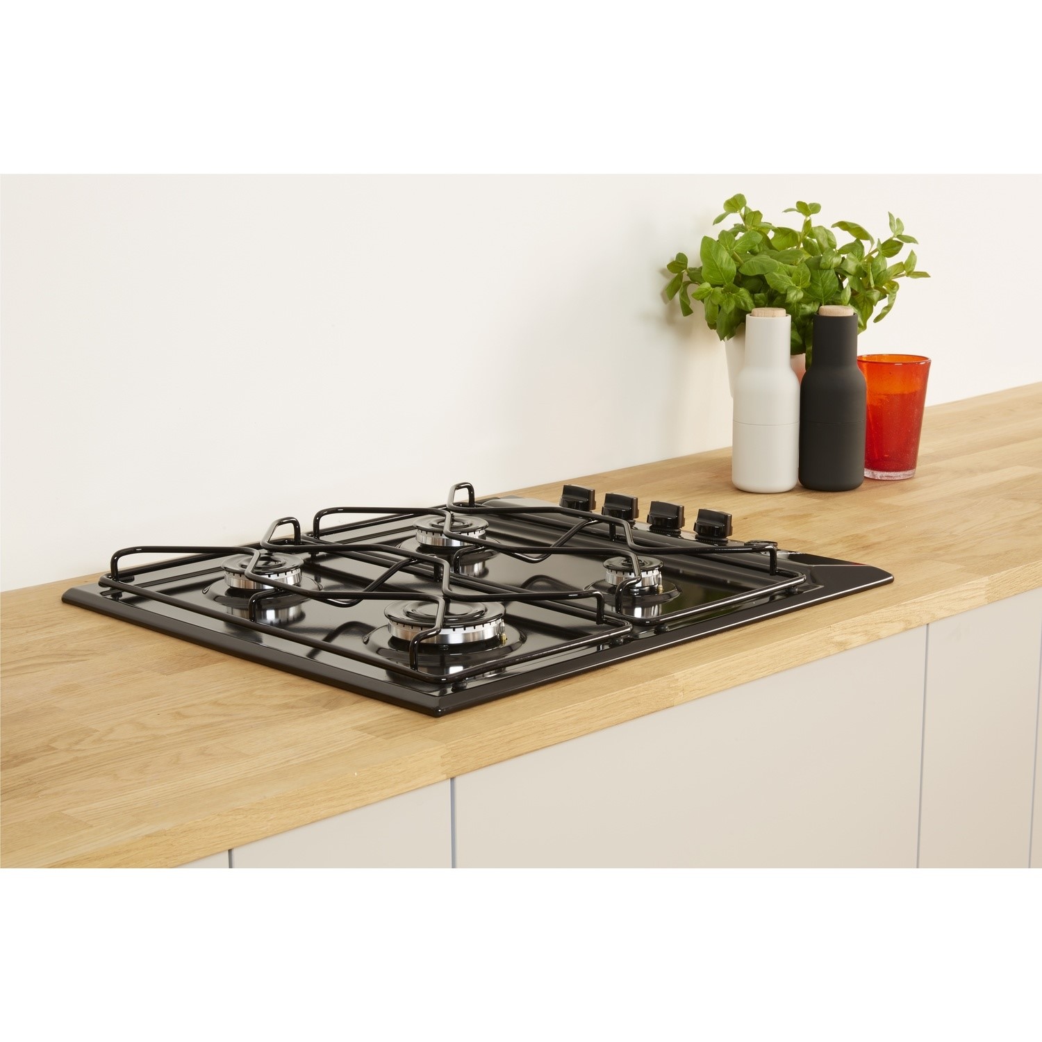 Indesit Aria 58cm 4 Burner Gas Hob - Black - Image 3