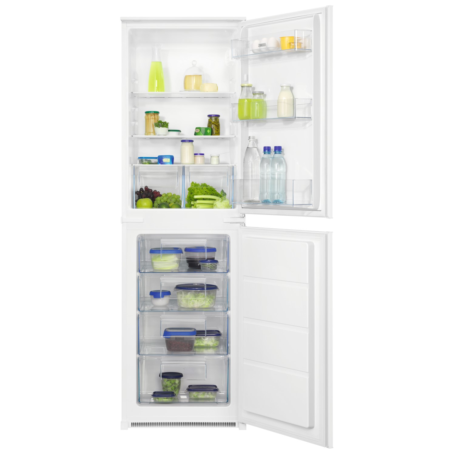 zanussi 267 Litres 50/50 Integrated Fridge Freezer
