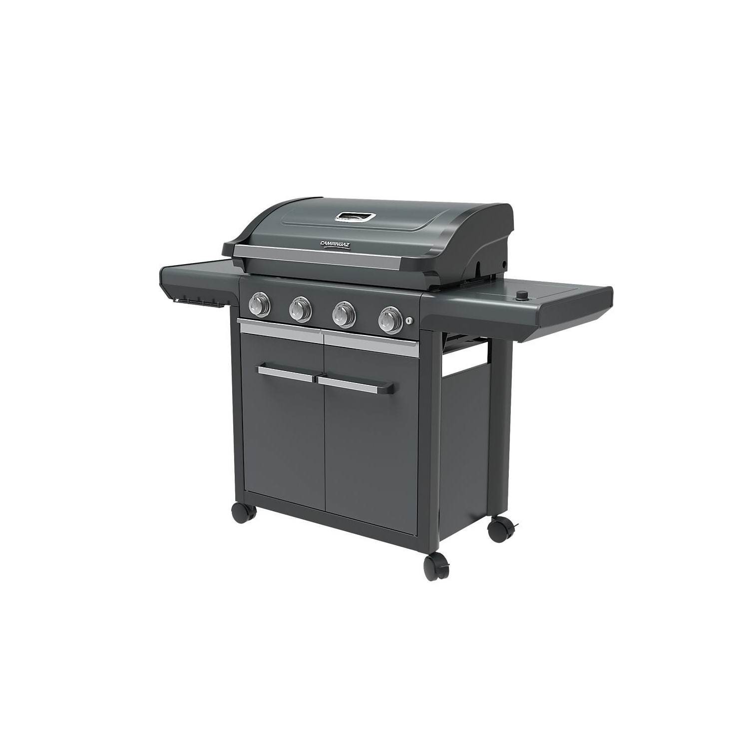 Campingaz 4 Series Premium S - 4 Burner Gas BBQ Grill with Side Burner - Grey - Image 2