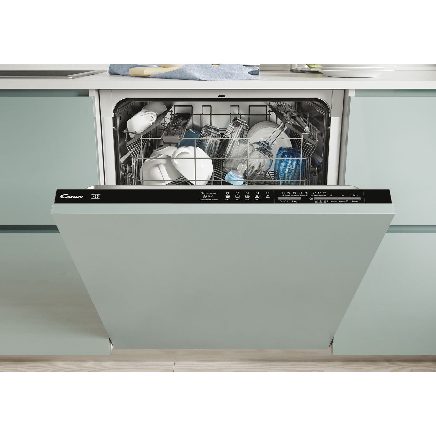 Candy 13 Place Settings Fully Integrated Dishwasher