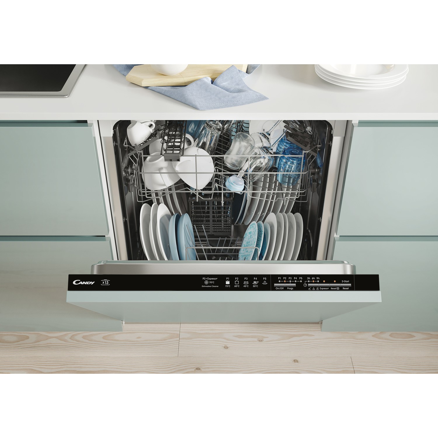 Candy 13 Place Settings Fully Integrated Dishwasher - Image 2