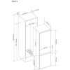 CDA 251 Litre 70/30 Integrated Fridge Freezer - Image 4