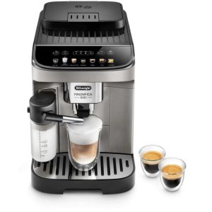 Delonghi Magnifica Evo Automatic Bean To Cup Coffee Machine with Auto Milk - Titanium & Black