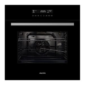 electriQ Electric Touch Screen Single Oven - Black