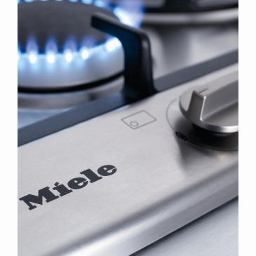 Miele 75cm 5 Burner Gas Hob - Stainless Steel - Image 4