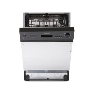 Montpellier 12 Place Settings Semi Integrated Dishwasher - Black