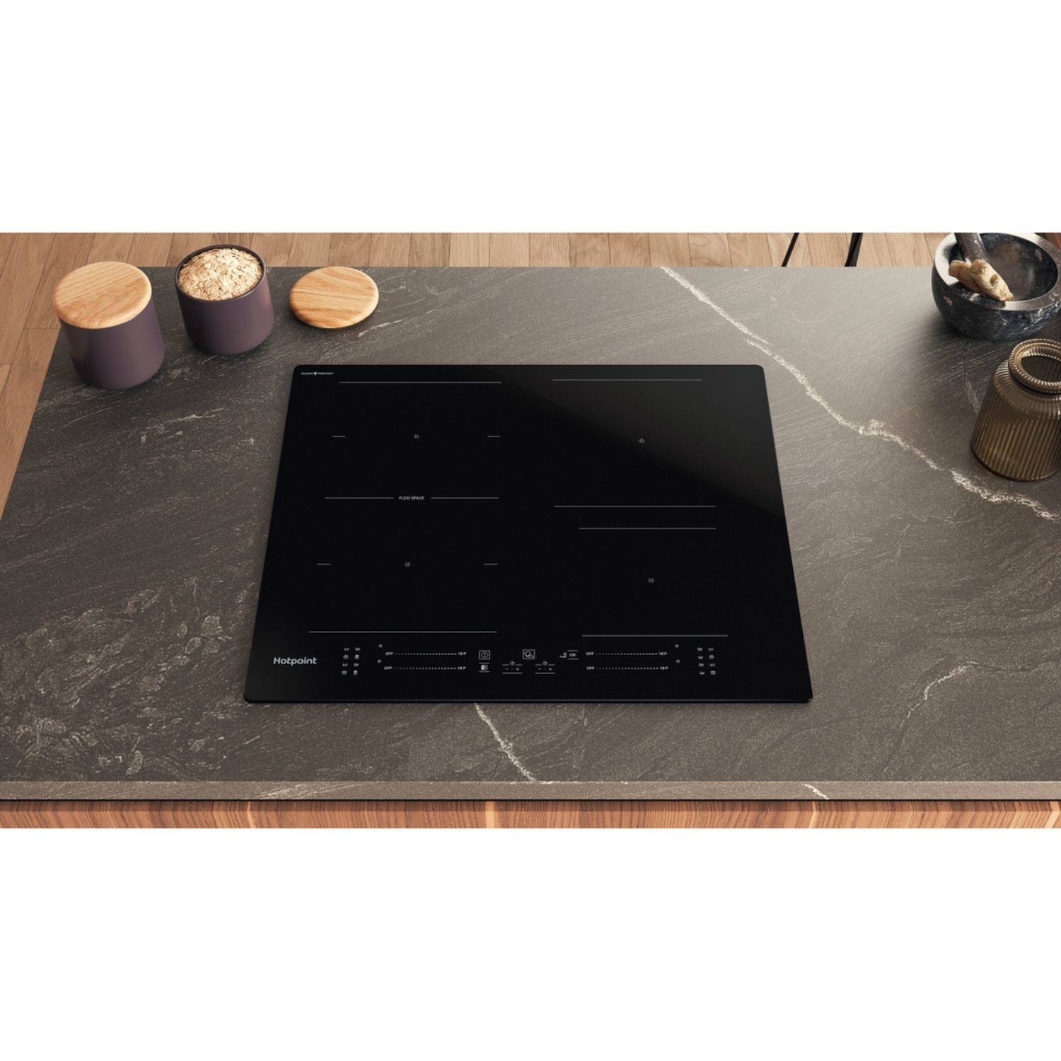 Hotpoint 59cm 4 Zone Induction Hob with Flexi Space - Image 5