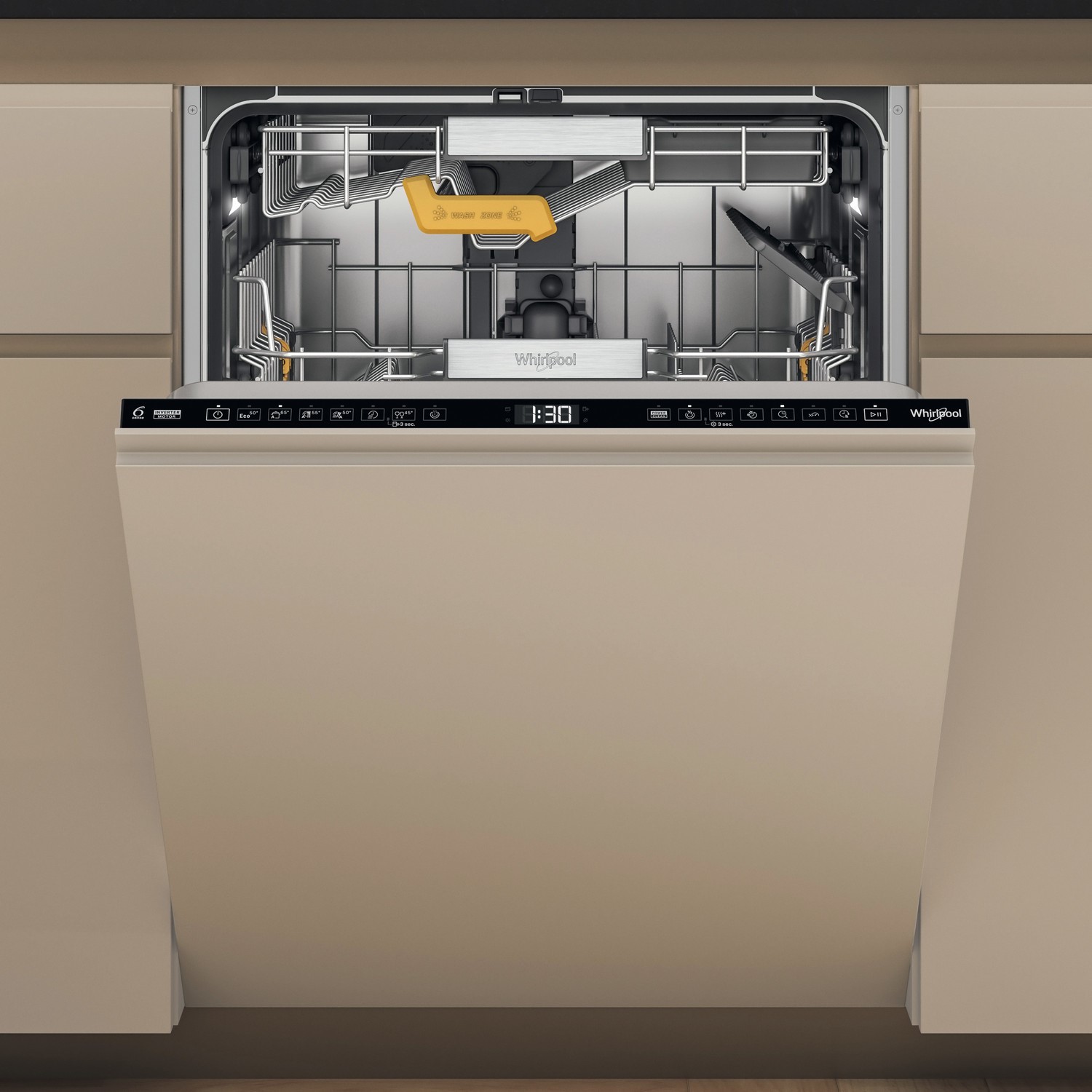 Whirlpool 15 Place Settings Fully Integrated Dishwasher