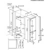 Zanussi 257 Litre 70/30 Integrated Fridge Freezer - Image 3