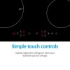 ElectriQ 60cm 4 Zone 13amp Plug In Induction Hob - Image 2