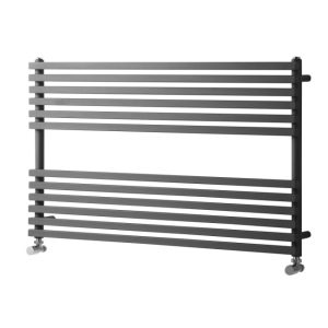 Towelrads Oxfordshire Anthracite Heated Towel Rail Radiator - 600 x 1000mm