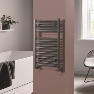 Towelrads Pisa Anthracite Towel Rail - 800 x 500mm