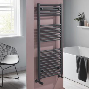 Towelrads Pisa Anthracite Towel Radiator - 1200 x 400mm