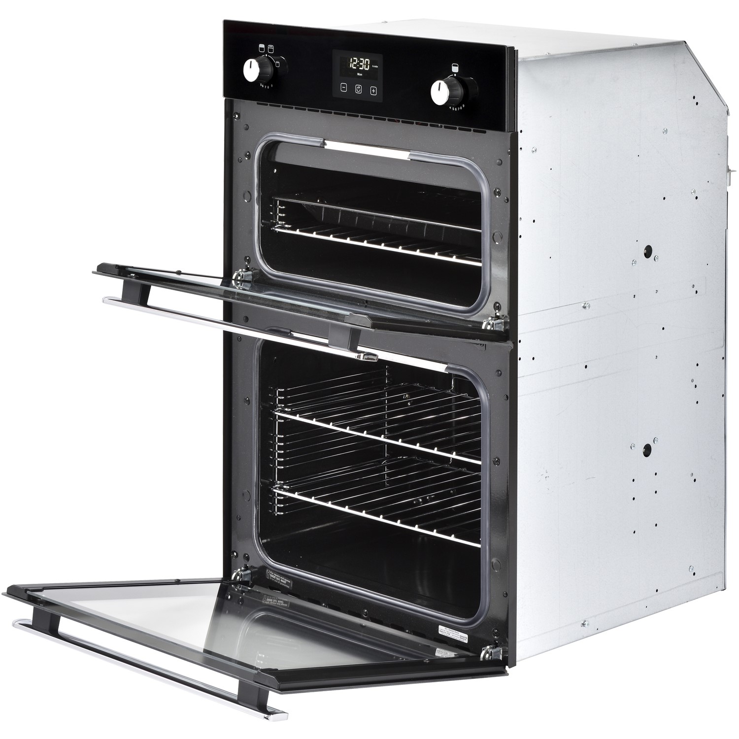 Belling BI902G Built In Gas Double Oven - Black - Image 3