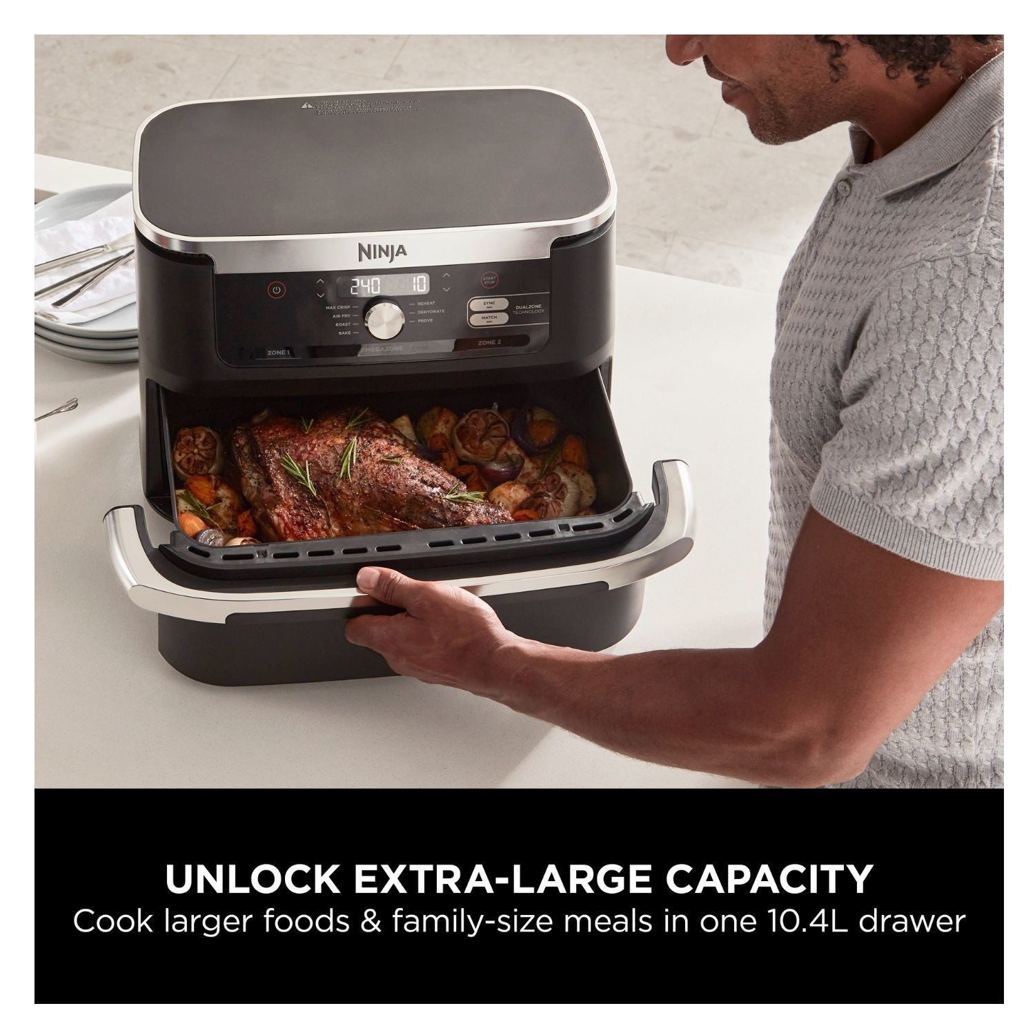 Ninja Foodi 10.4L Flex Drawer Air Fryer - Image 4