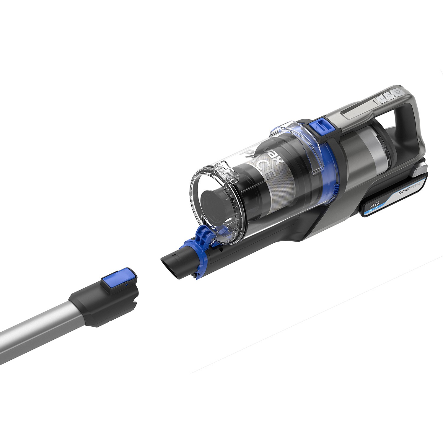 VAX ONEPWR Pace Cordless Vacuum Cleaner - Graphite & Blue - Image 3
