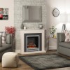 Be Modern 48" Matt Cashmere Freestanding Electic Fireplace Suite - Preston - Image 5