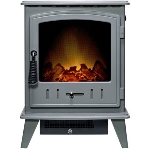 Adam Grey Electric Stove Fire - Aviemore
