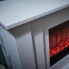 Suncrest White Freestanding Electric Fireplace Suite - Kesgrave - Image 3