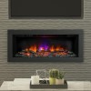 Be Modern 45" Wall Inset Electric Fire with Black Trim - Avella Grande - Image 2