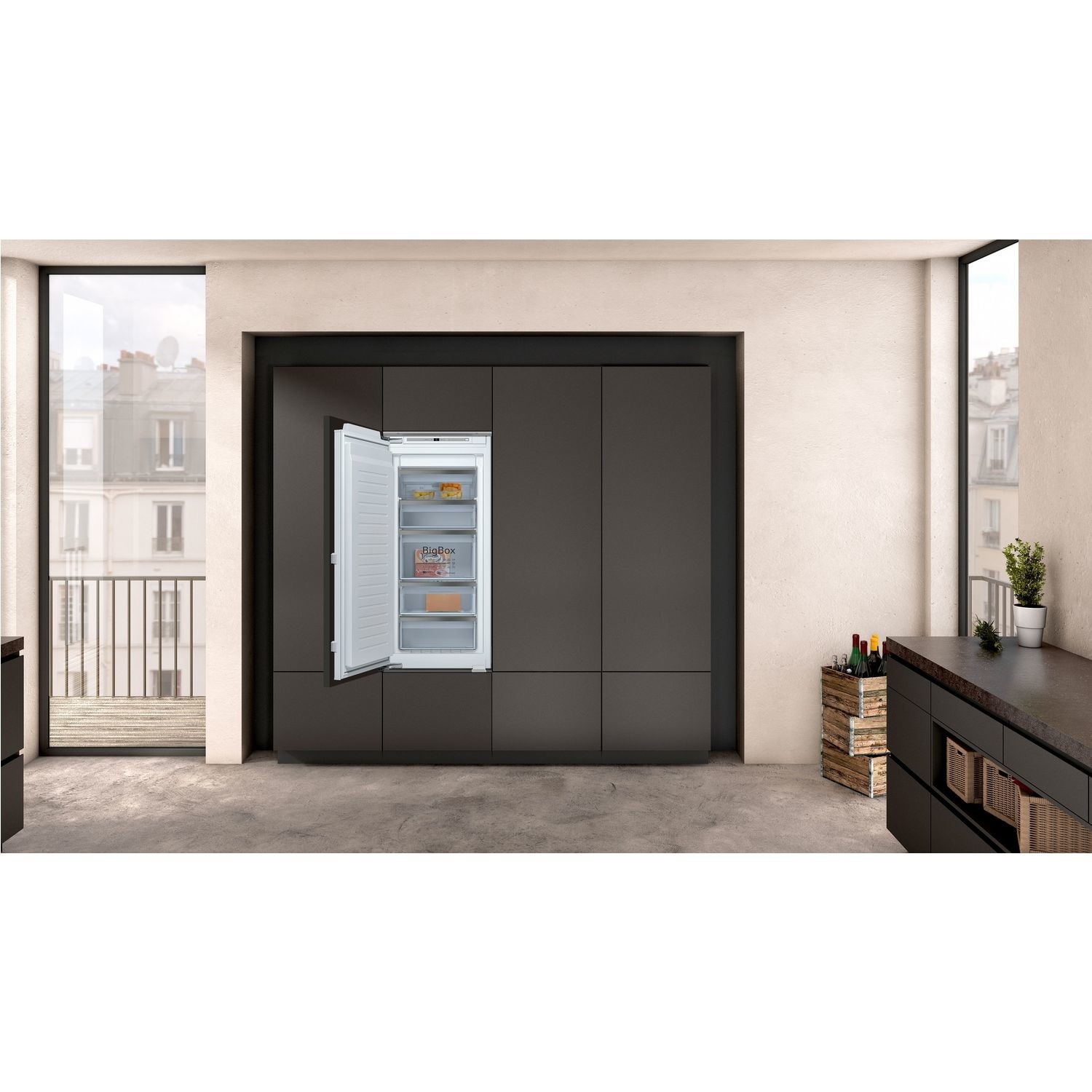 Neff N70 27 Litres Tall In-column Integrated Freezer - Image 2